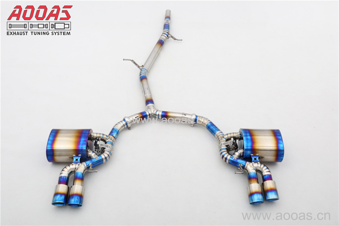 AUDI A4L / A5 B9 All SS304 / Front Pipe + Titanium / Valvetronic Catback System